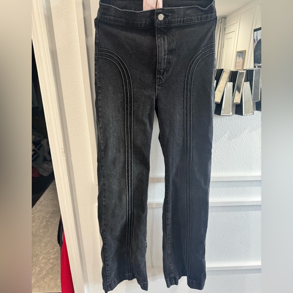 REVICE Rollergirl flare black jeans